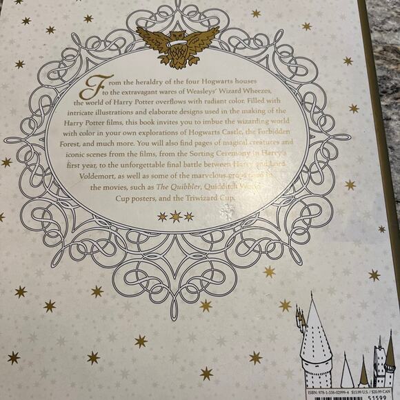 Harry Potter Adult Coloring Book By Scholastic - Picture 9 of 10